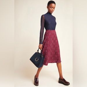 Maeve Anisa Textured Midi Skirt Made for Anthropologie